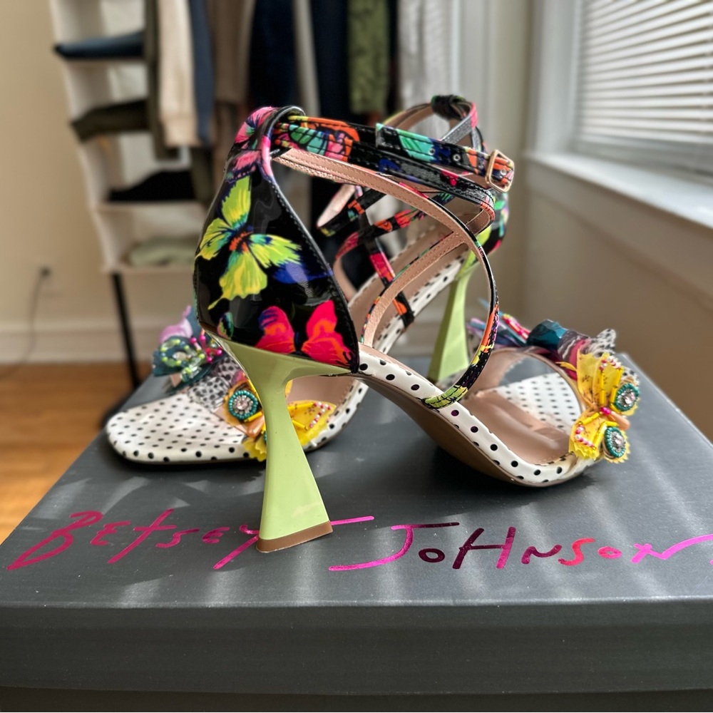Betsey Johnson Women's Floral Heels - Multicolor